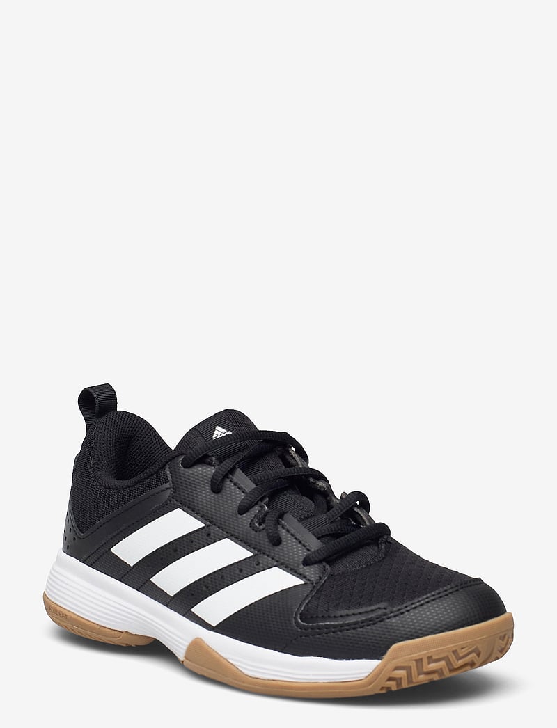 adidas Performance - Ligra 7 Kids Indoor Shoes - laufschuhe - cblack/ftwwht/cblack - 0