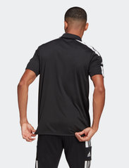 adidas Performance - SQUADRA21 POLO - palaidinės ir marškinėliai - black/white - 3