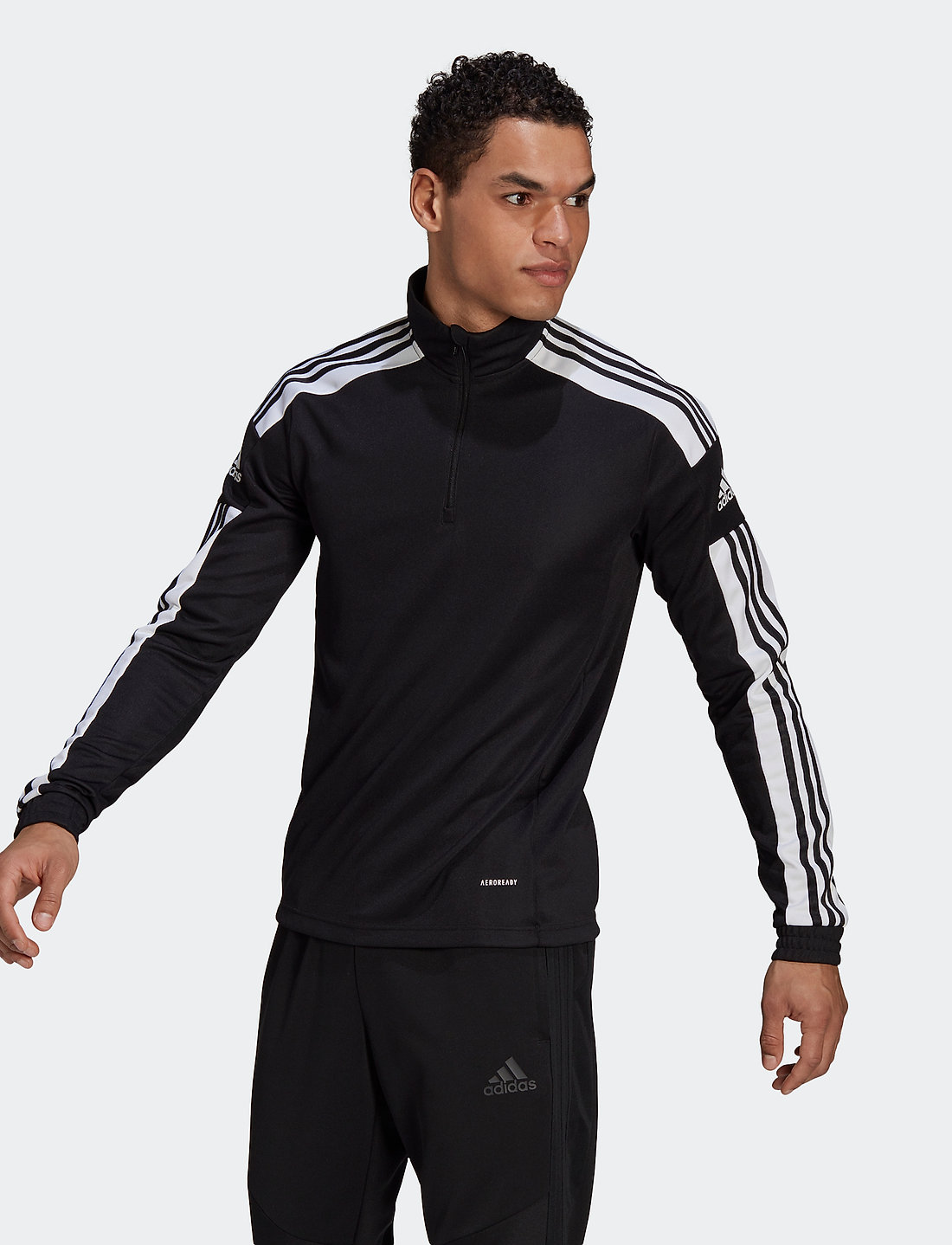 Black adidas training top shop