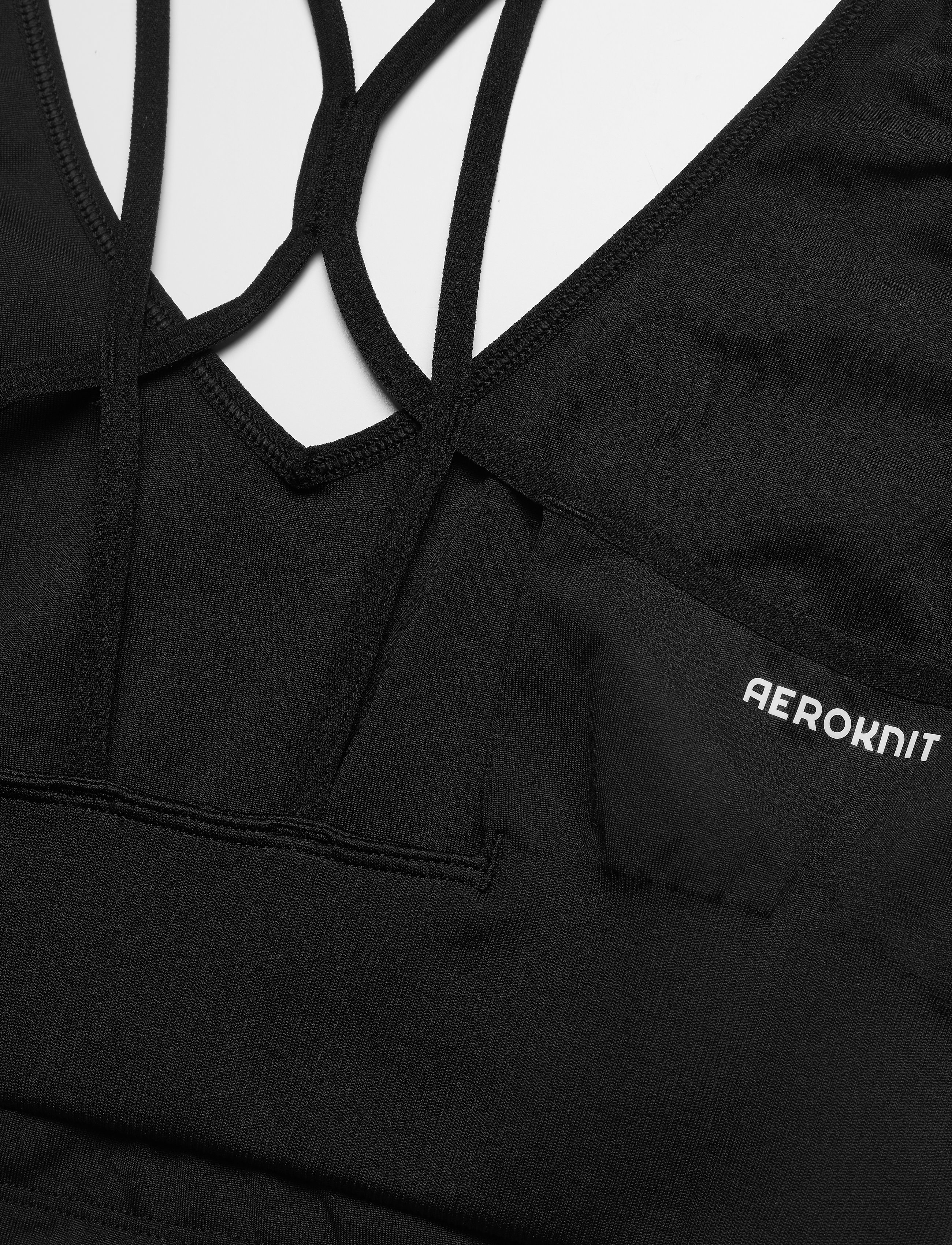 adidas Performance - Aeroknit Designed To Move Seamless Low Support Bra Top W - black/white - 5
