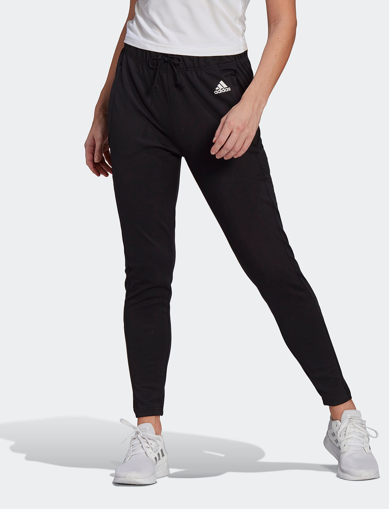adidas Performance - Designed To Move AEROREADY Pants W - black/white - 0