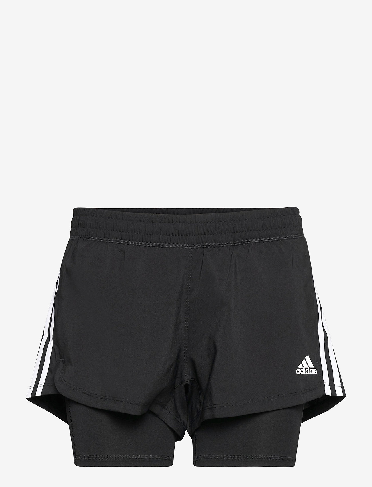 adidas Performance - PACER 3S 2 IN 1 - trainings-shorts - black/white - 0