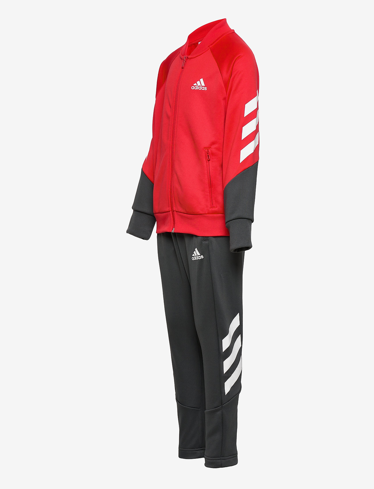 adidas Performance - XFG 3-Stripes Track Suit - vivred/dgsogr/white - 2