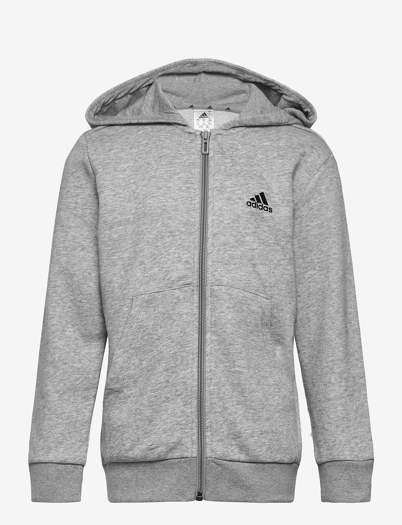 adidas Performance - Essentials Hoodie - mgreyh/black - 0