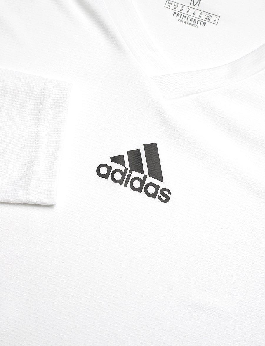 adidas Performance - TEAM BASE TEE - superundertøy & ullundertøy overdeler - white - 2