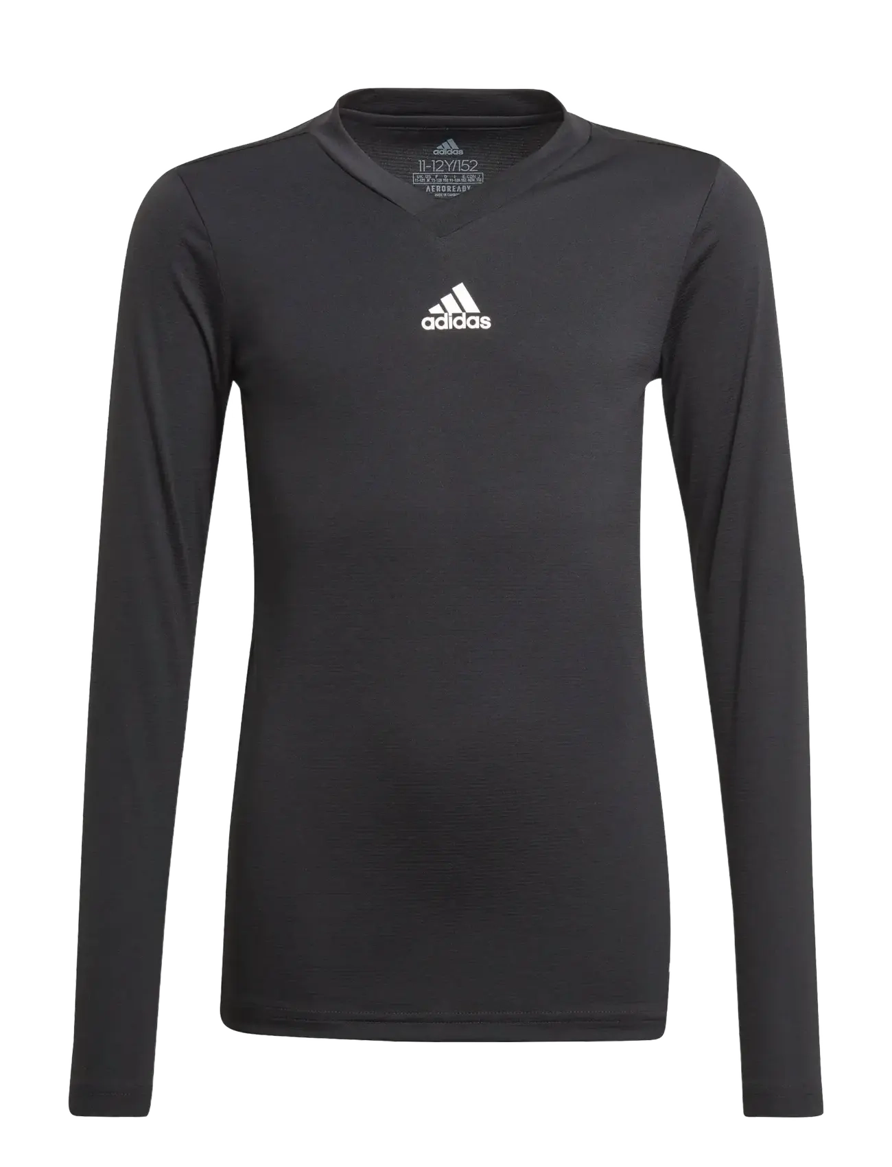 adidas Performance Team Base Tee Y, 152, T-shirts, Schwarz - Long-sleeved Kinder