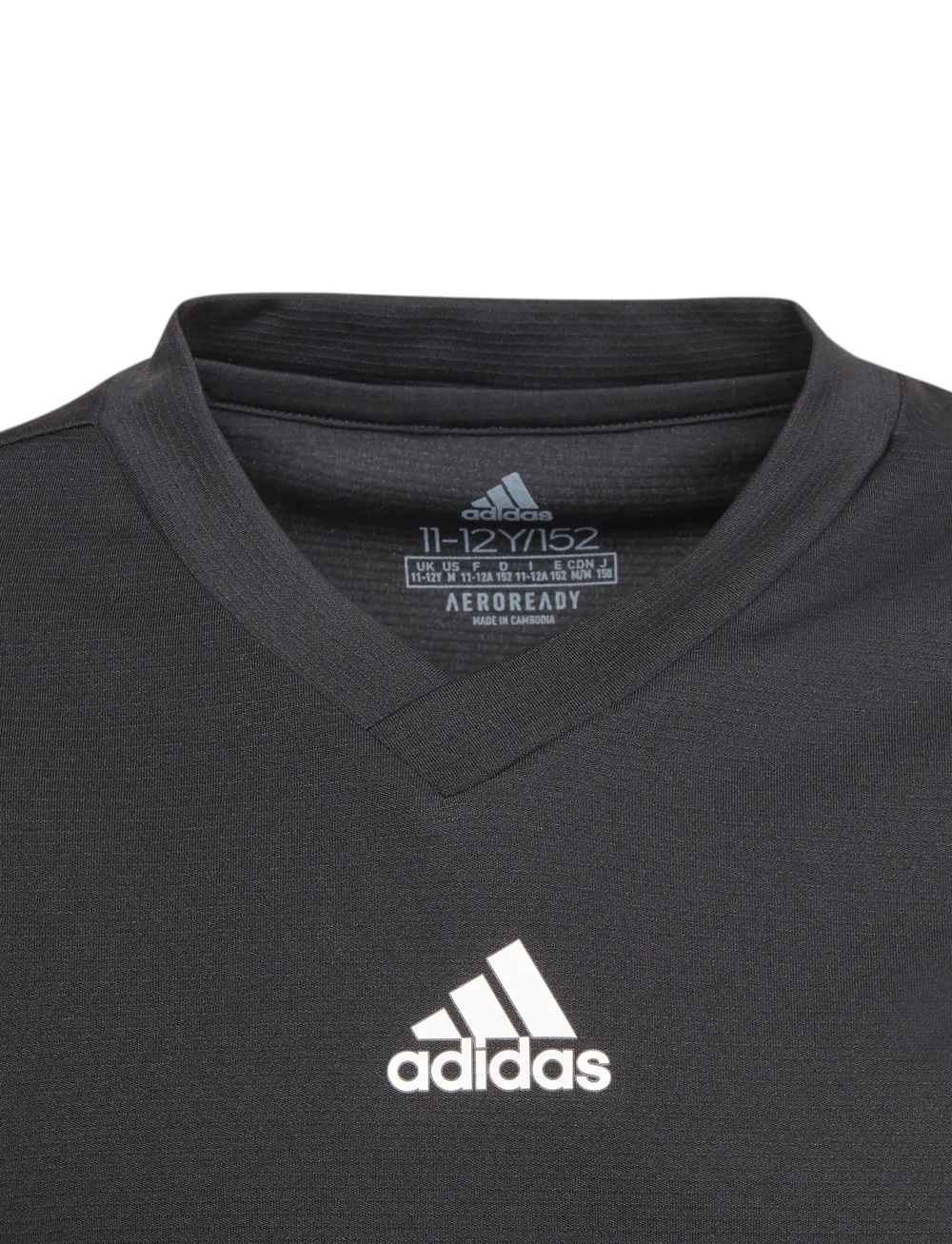 adidas Performance - TEAM BASE TEE Y - sportoberteile - black - 4