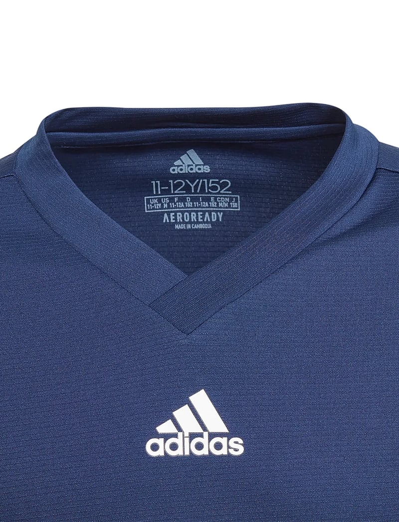 adidas Performance - TEAM BASE TEE Y - sporta topi - navblu - 4