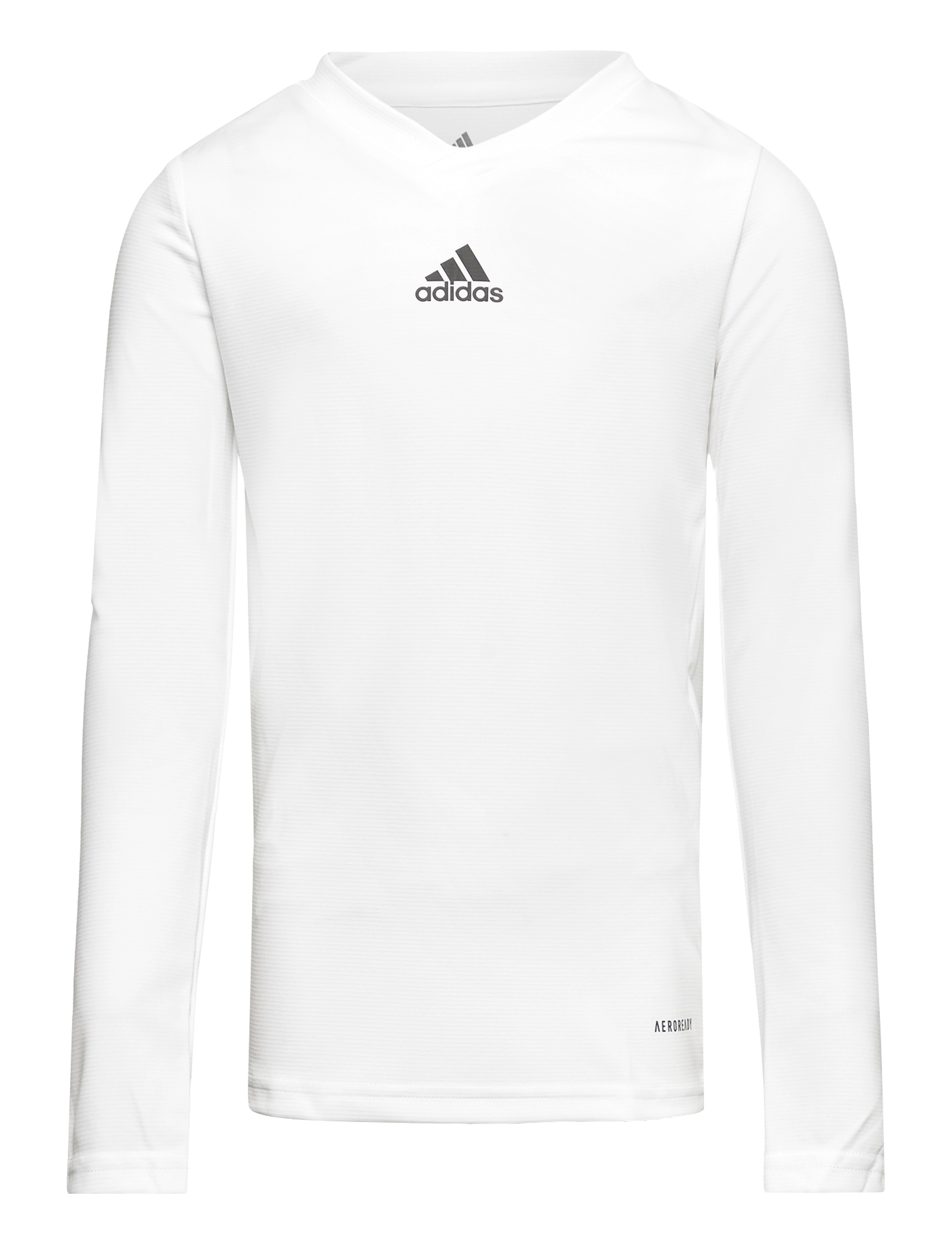 adidas Performance Team Base Tee Y, 116, T-shirts, Weiß - Long-sleeved Kinder