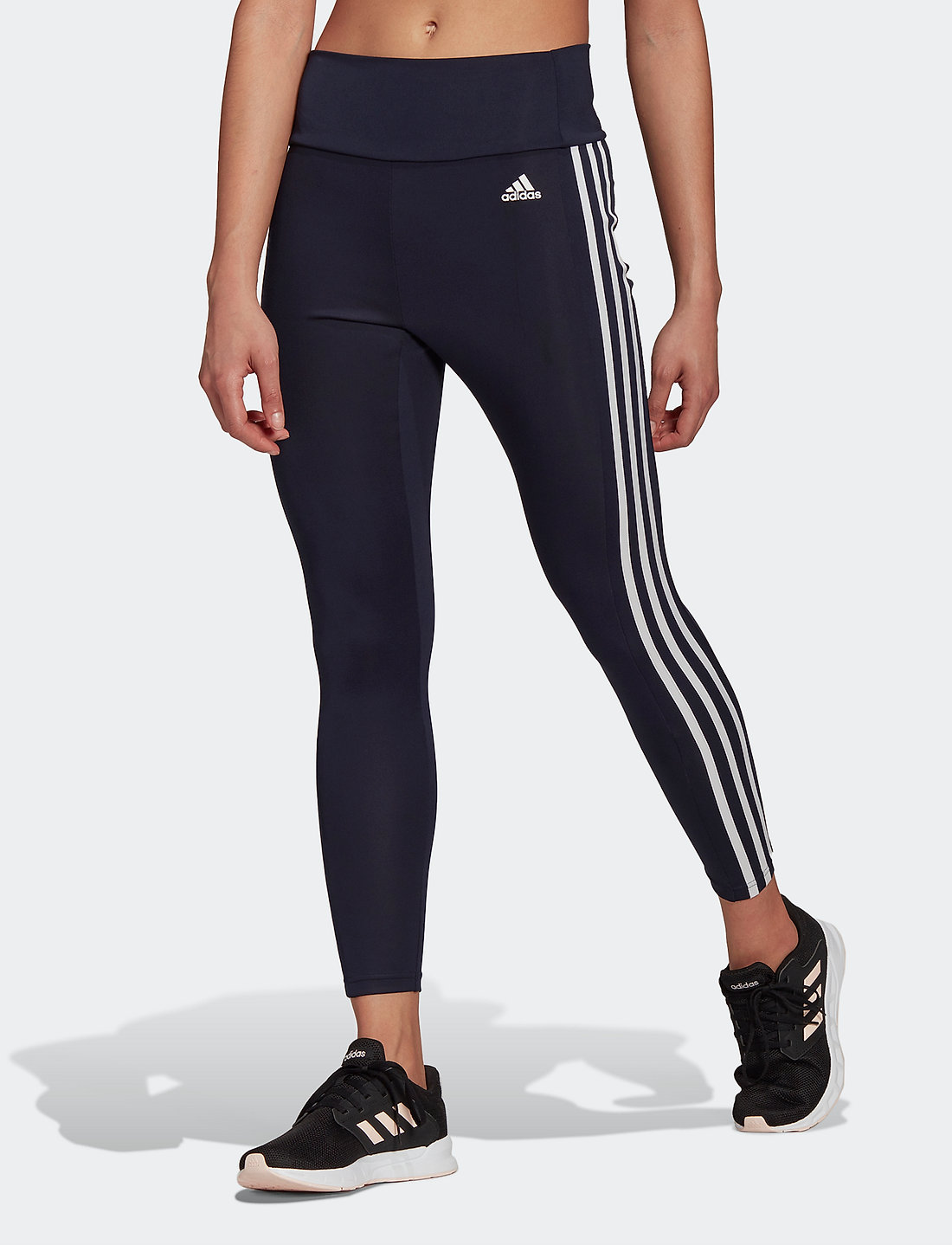Adidas leggings 2 sales stripes