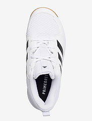 adidas Performance - Ligra 7 Mens Indoor Shoes - badmintonskor - ftwwht/cblack/ftwwht - 3