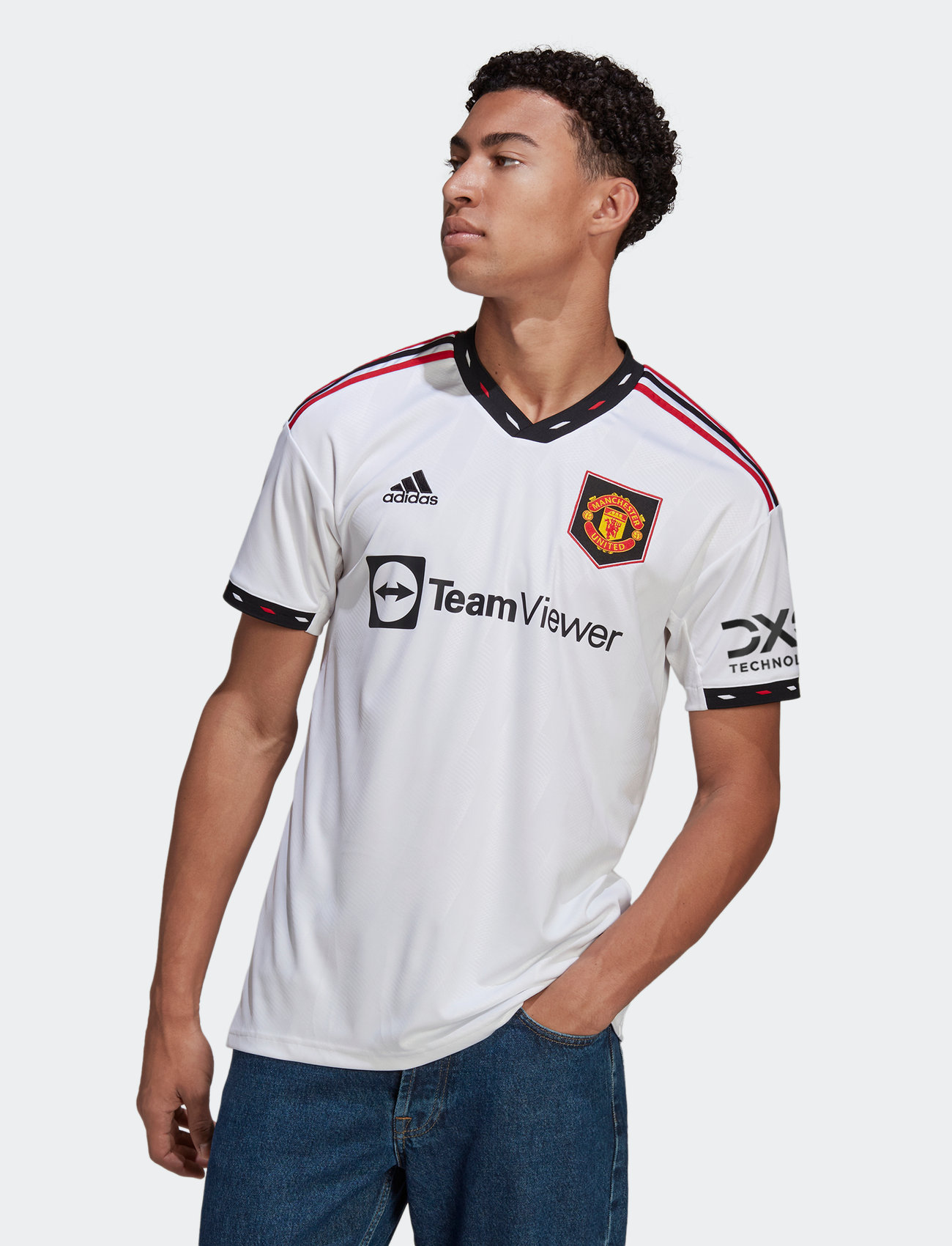 adidas Performance - Manchester United 22/23 Away Jersey - kleidung - white - 0