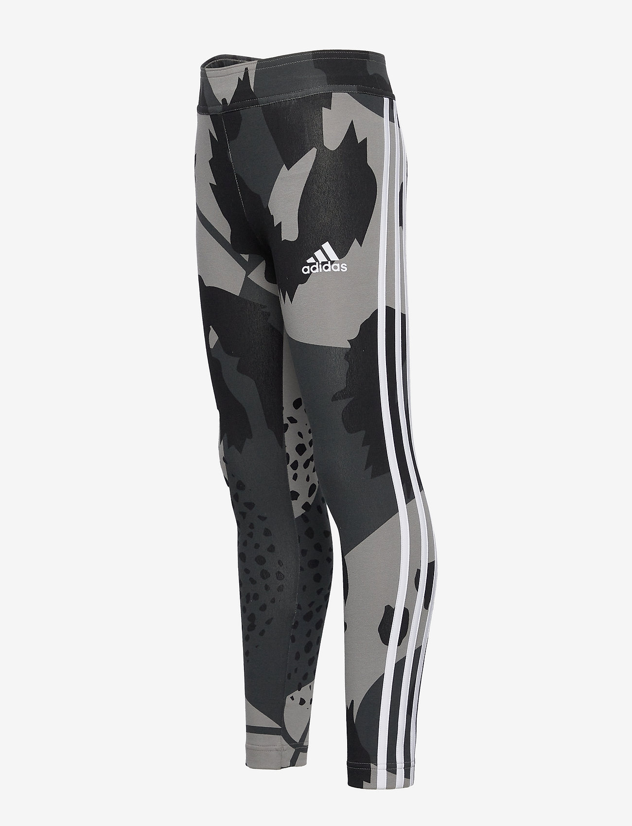 adidas Performance - Future Icons Cotton 3-Stripes Allover-Print Tights W - chsogr/carbon/black/w - 2