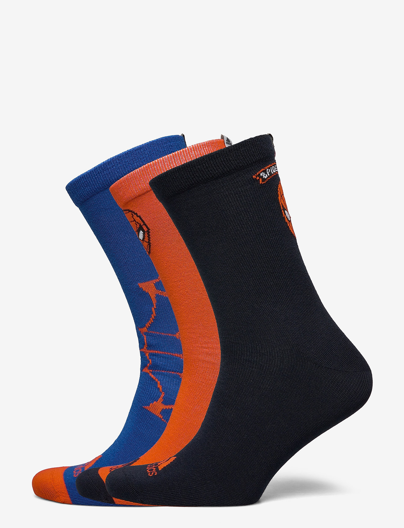 adidas Performance - Marvel Spider-Man Primegreen Socks 3 Pairs - socks & underwear - legink/borang/blue - 0
