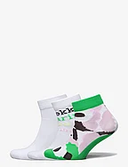 Marimekko Socks 3Pp - WHITE/SESOLI/WHITE