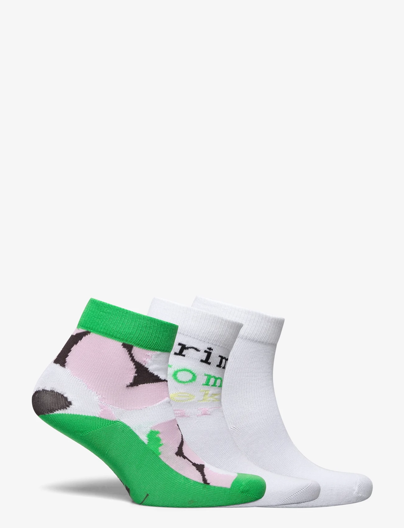 adidas Performance - Marimekko Socks 3Pp - lägsta priserna - white/sesoli/white - 1