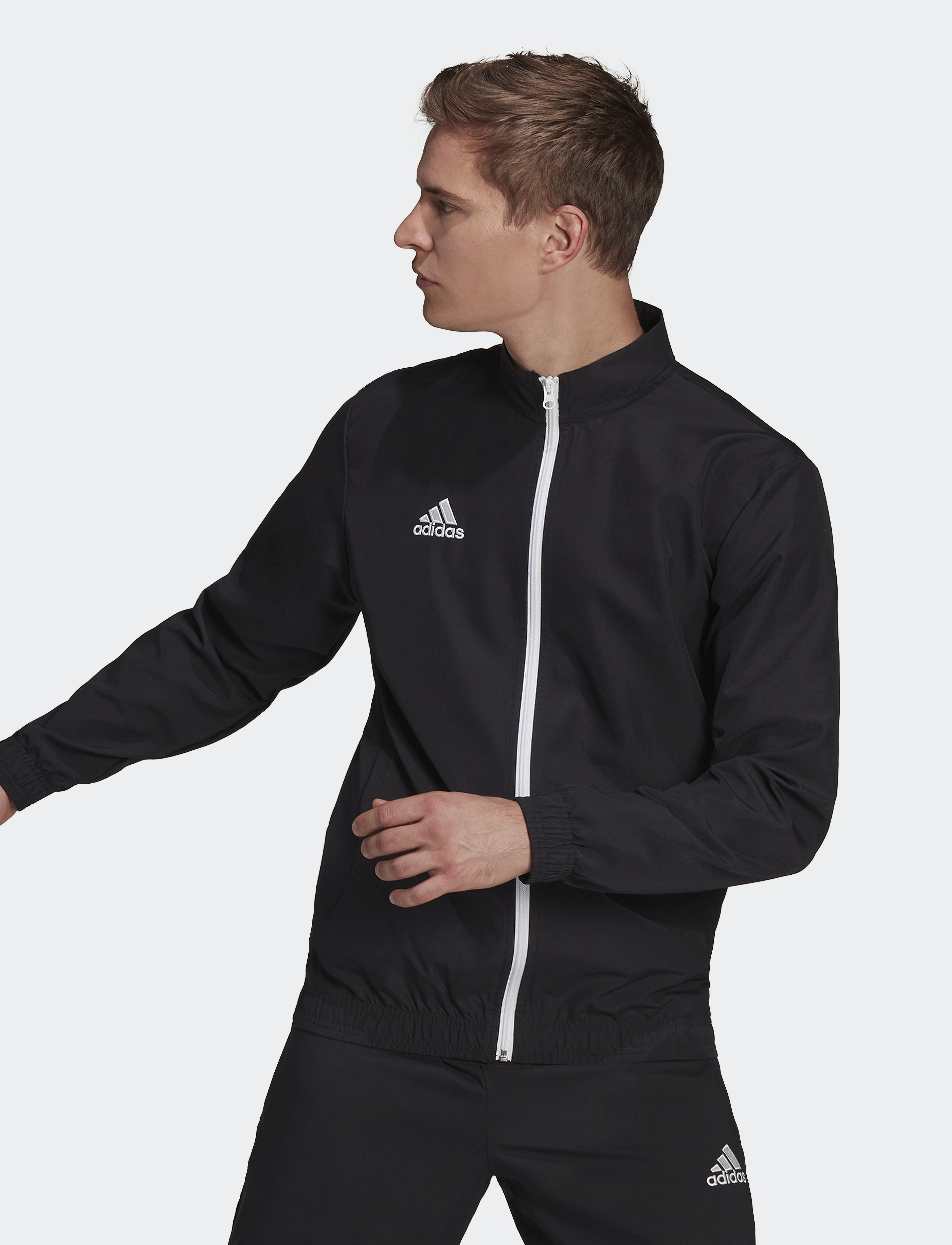 adidas Performance Ent22 Pre Jkt, XS, Black, Overtøj > Sportsjakker, Herre