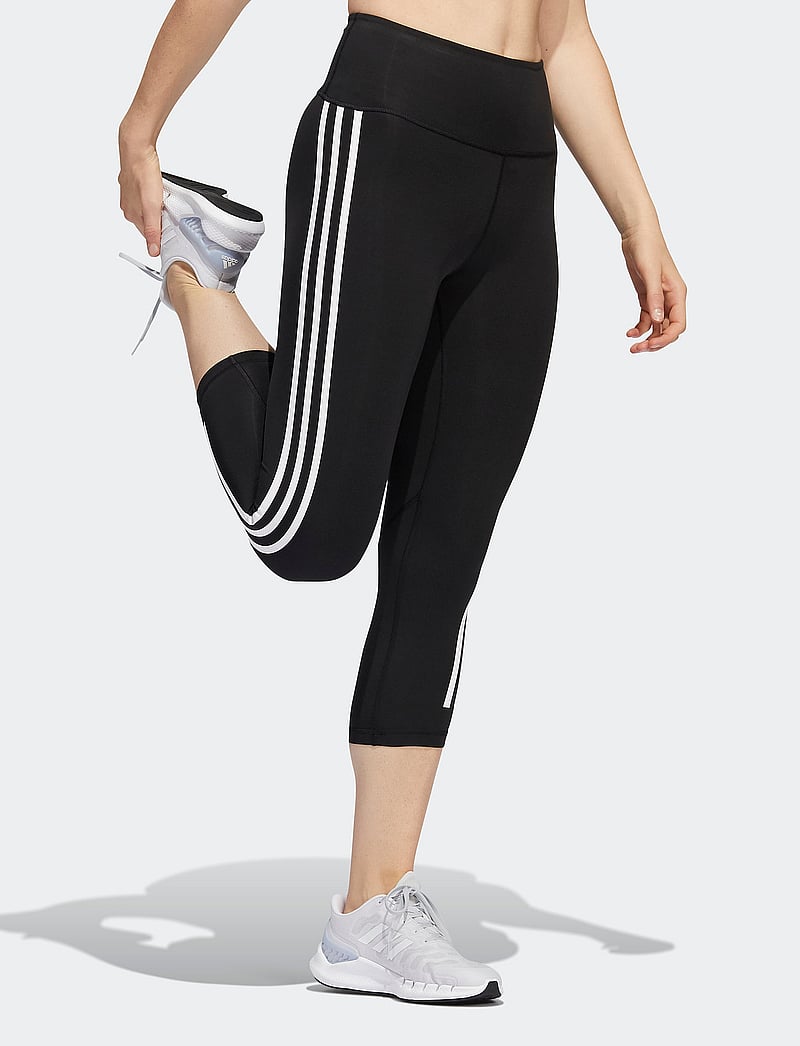 adidas Performance - Optime Training Icons 3/4 Tight - 3/4 längd - black - 0