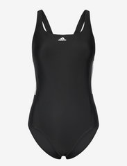 adidas Performance - ADIDAS MID 3 STRIPES SWIMSUIT - swimsuits - black/white - 0