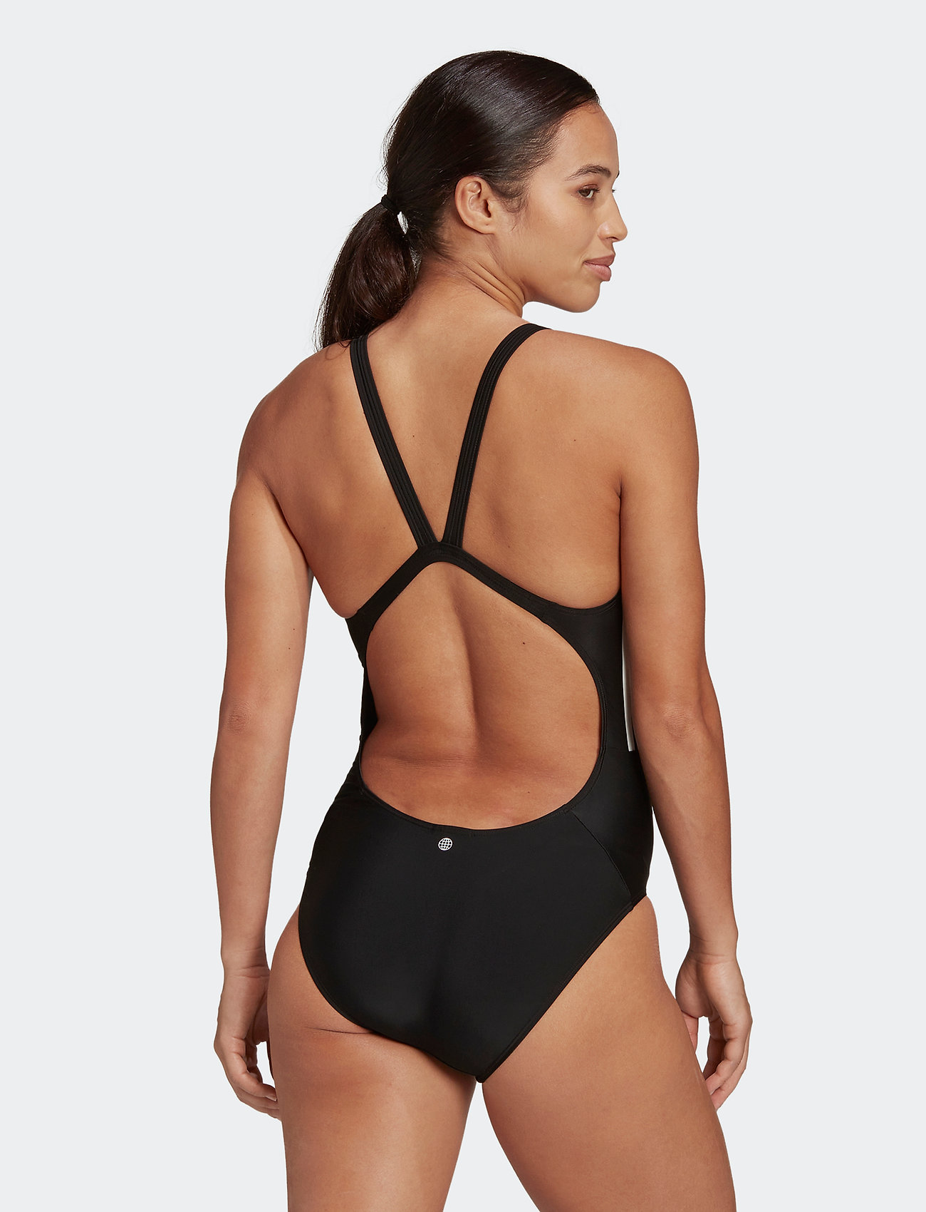 adidas Performance - ADIDAS MID 3 STRIPES SWIMSUIT - laveste priser - black/white - 5