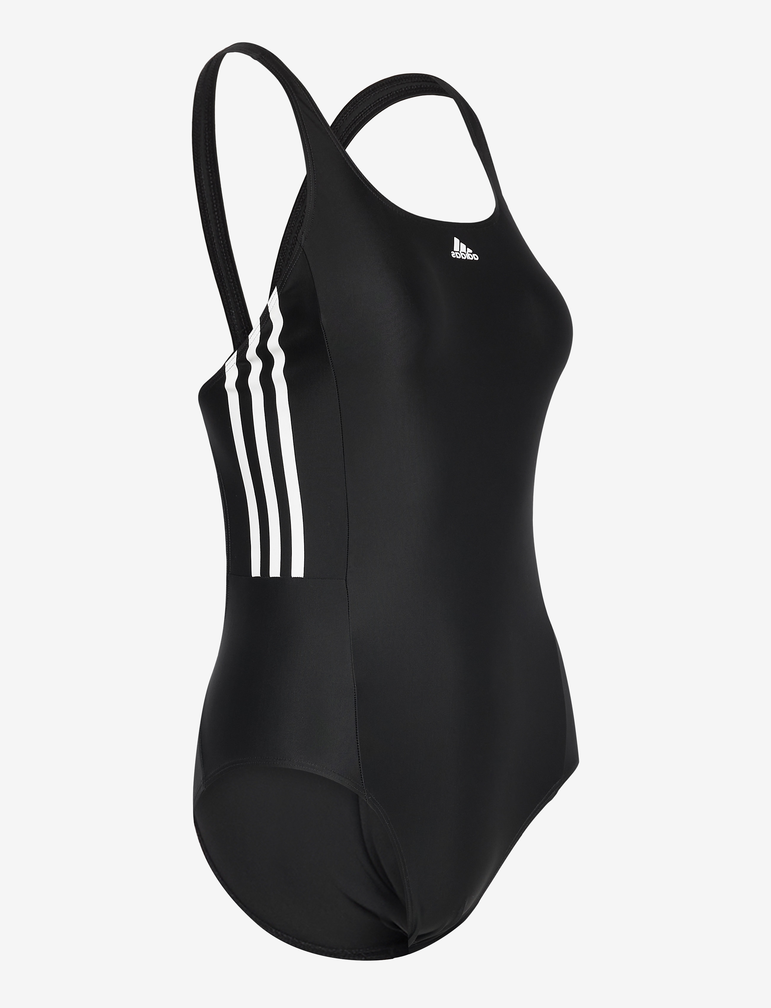 adidas Performance - ADIDAS MID 3 STRIPES SWIMSUIT - badedrakter - black/white - 4