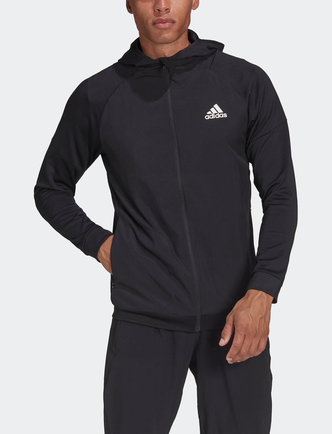 Adidas zip up deals sweater