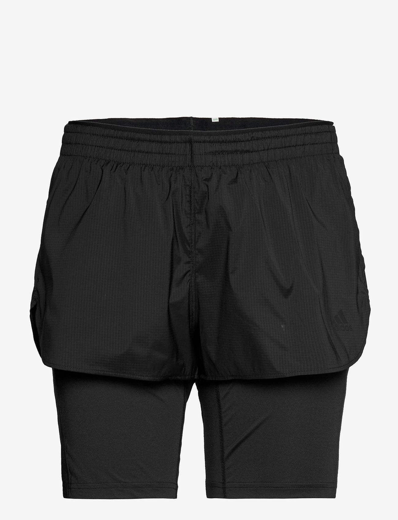 adidas Performance - Run Fast Two-in-One Shorts - sportiska stila šorti - black/black - 0