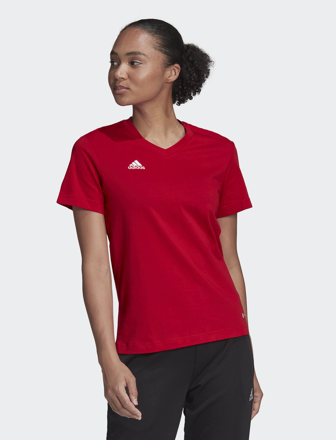 Adidas t sales shirt women red