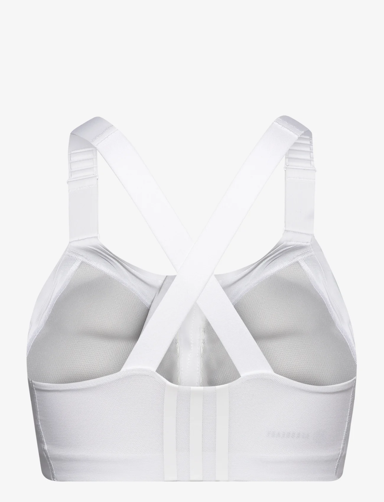 adidas Performance - TLRDIM L HS ZIP - sport bras: high support - white/black - 1