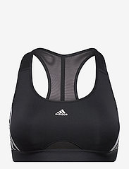 adidas Performance - PWR MS 3S - sport bras: medium - black/white - 0