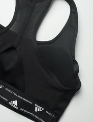 adidas Performance - PWR MS 3S - sport bras: medium - black/white - 2