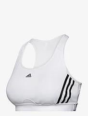 adidas Performance - adidas Powerreact Training Medium-Support 3-Stripes Bra - sport bras: medium - white/black - 2