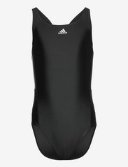 Girls Adidas Swimsuit - BLACK/WHITE