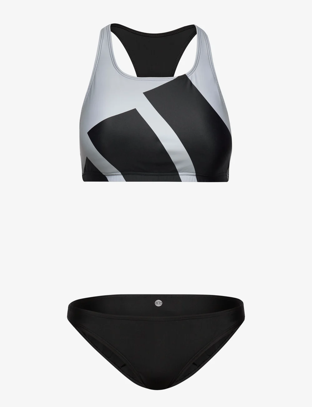 Adidas performance racerback black & white bikini hotsell