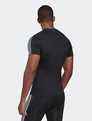 adidas Performance - TF 3S TEE - short-sleeved t-shirts - black - 3