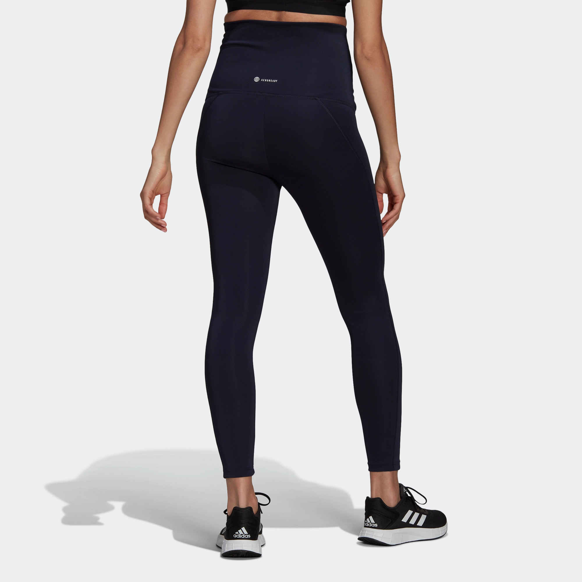 adidas Performance - Designed To Move 7/8 Sport Tights (Maternity) W - 7/8 länge - legink/white - 4
