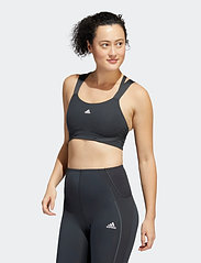 adidas Performance - TLRD Impact Training High-Support Strappy Bra W - sports bh'er - carbon - 2