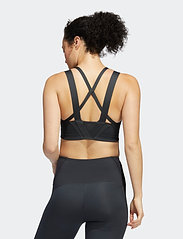 adidas Performance - TLRD Impact Training High-Support Strappy Bra W - sport bh's - carbon - 3