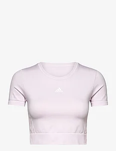 AEROKNIT Seamless Fitted Cropped Tee W, adidas Performance