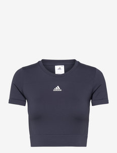 AEROKNIT Seamless Fitted Cropped Tee W, adidas Performance