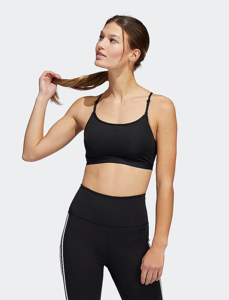 adidas Performance - Aeroreact Training Light-Support Bra - leichter halt - black - 0