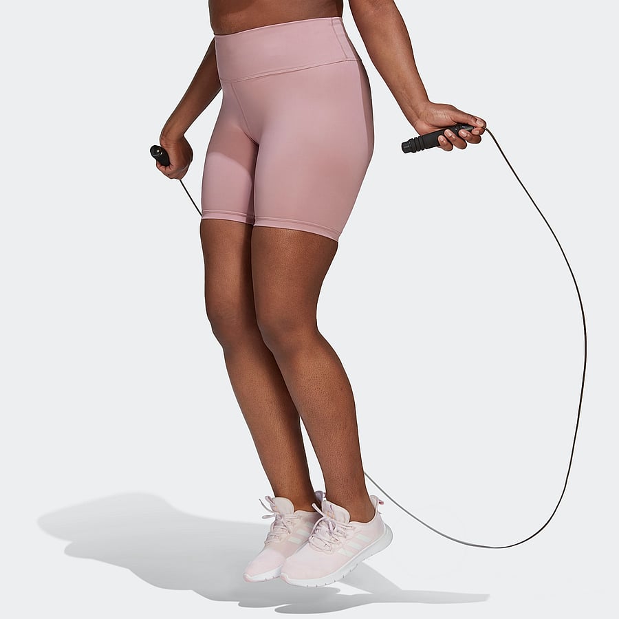 adidas Performance - Optime Training Bike Short Tight Plus Size - sportinės tamprės - magmau - 0