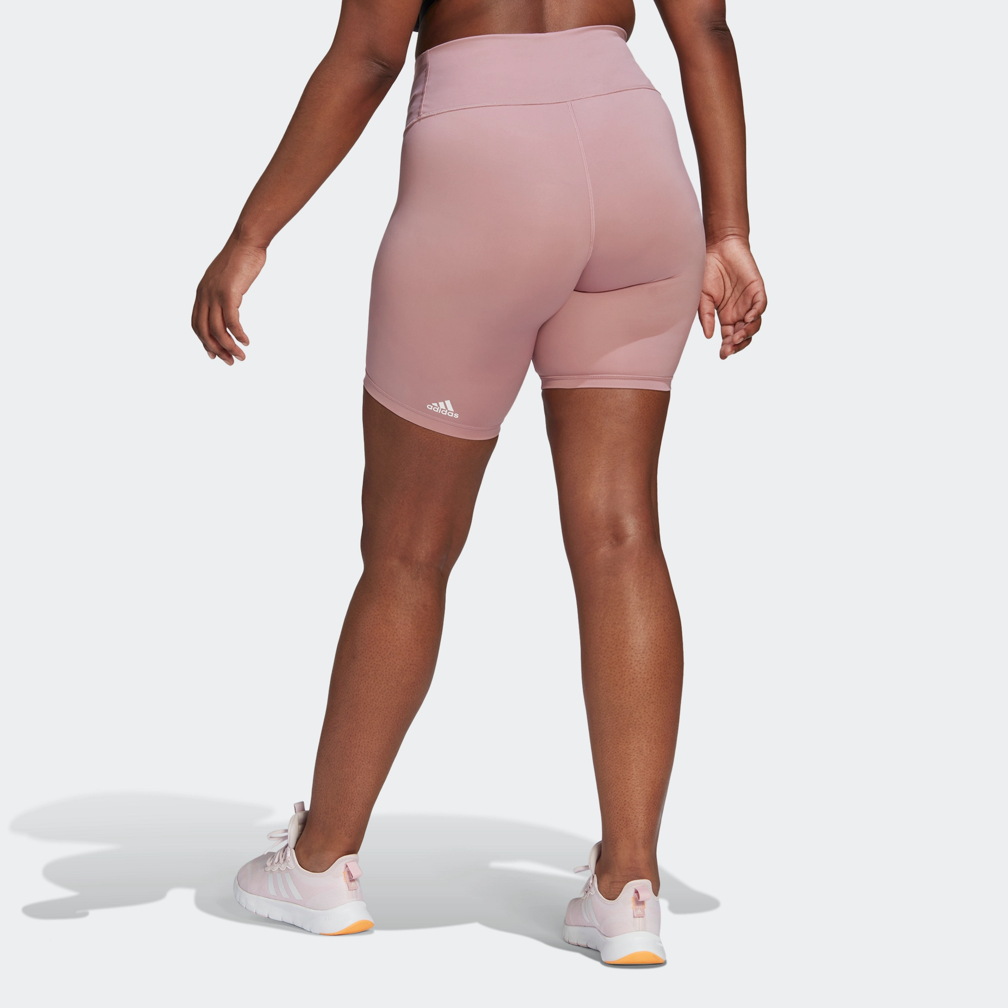adidas Performance - Optime Training Bike Short Tight Plus Size - 1/2 längd - magmau - 3