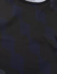 adidas Performance - adidas x Marimekko Train Icons Print Tank Top - navel shirts - black - 4