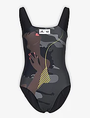adidas Performance - Thebe Magugu Swimsuit - carbon/black - 0