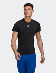 adidas Performance - TF TEE - short-sleeved t-shirts - black - 2