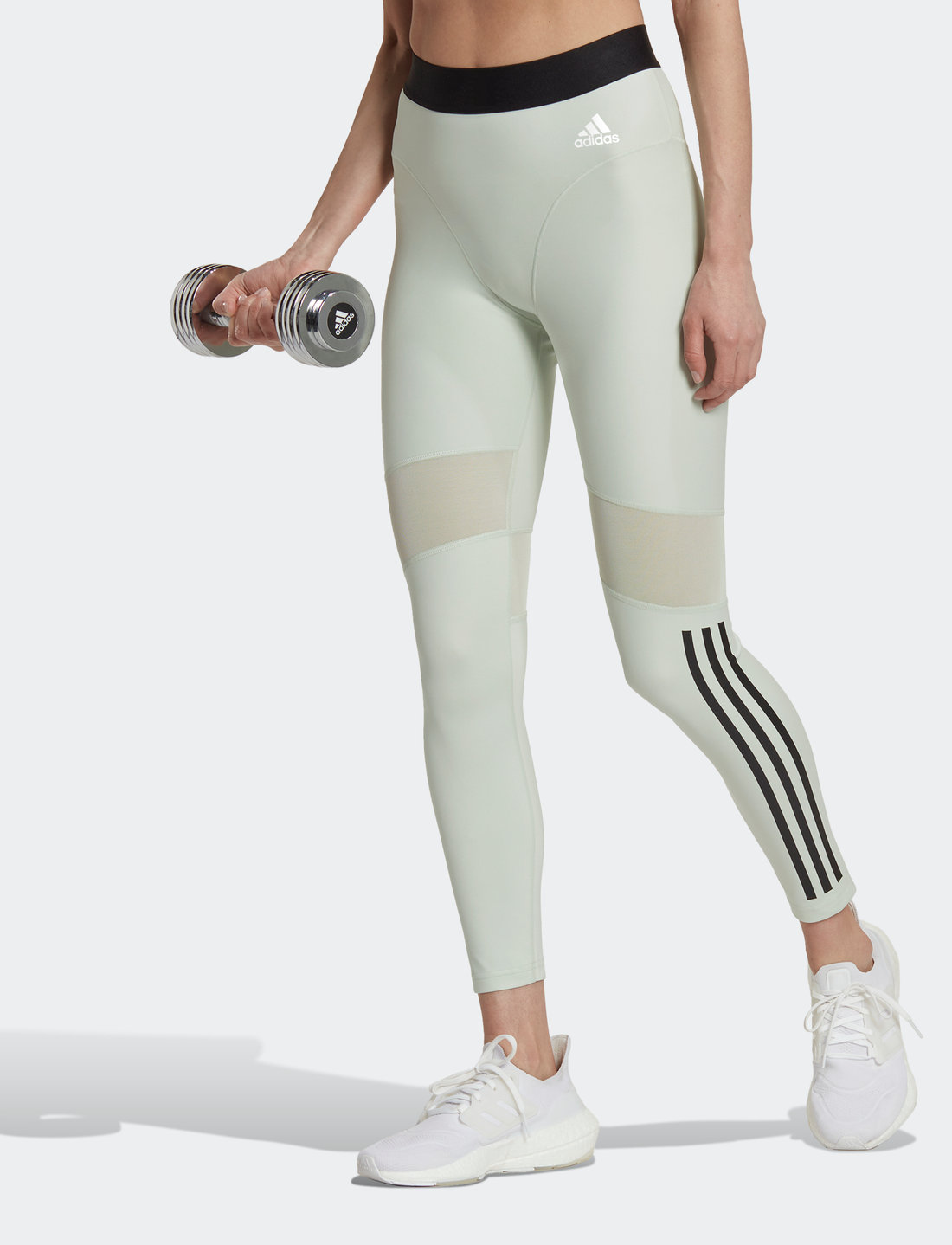 adidas Performance Hyperglam 3 stripes 7 8 Tights Leggings