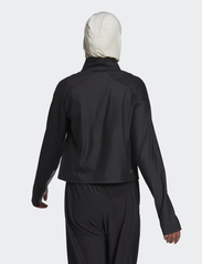 adidas Performance - W HYGLM 14ZIP - hoodies - black/white - 3