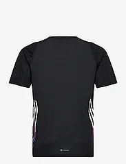 adidas Performance - RUN ICONS 3S T - short-sleeved t-shirts - black - 1