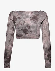 adidas Performance - Yoga Earth Long-Sleeve Top - navel shirts - alumin/carbon - 1